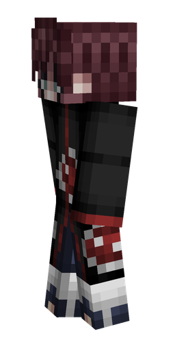 Black skin: body, left side render