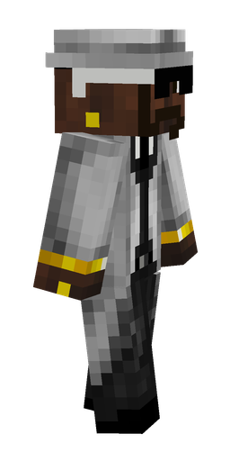 Black skin: body, right side render
