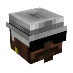 Black skin: head render
