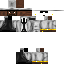 Black skin: raw texture render