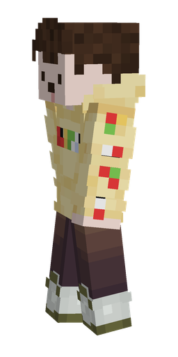 Rainbow skin: body, left side render