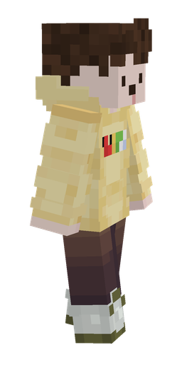 Rainbow skin: body, right side render