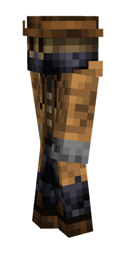 Black skin: body, left side render