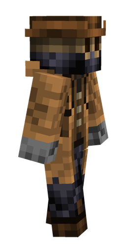 Black skin: body, right side render