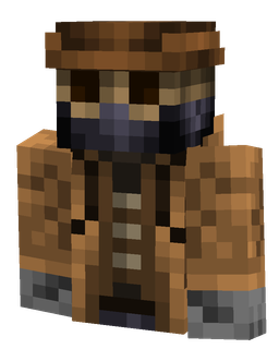 Black skin: bust render
