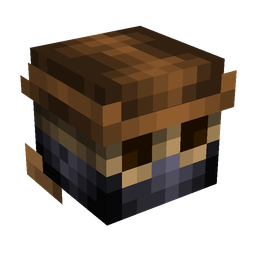 Black skin: head render
