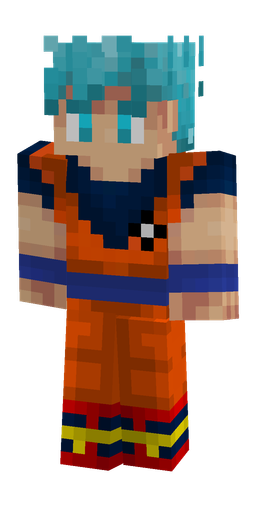 Blue skin: body, front render