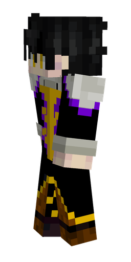 Black skin: body, left side render