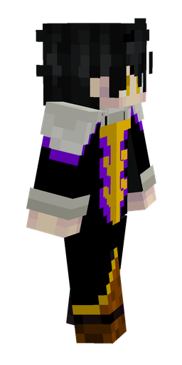 Black skin: body, right side render