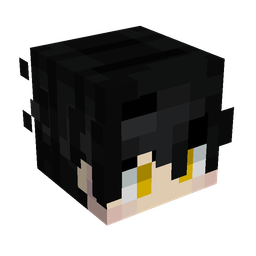 Black skin: head render