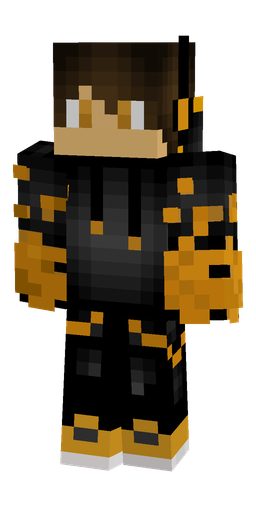 Black skin: body, front render