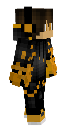 Black skin: body, right side render