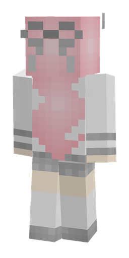 Gray skin: body, back render