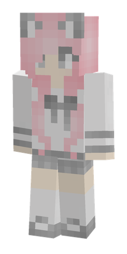 Gray skin: body, front render