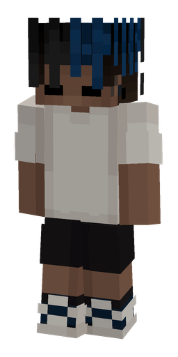Black skin: body, front render