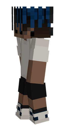 Black skin: body, left side render