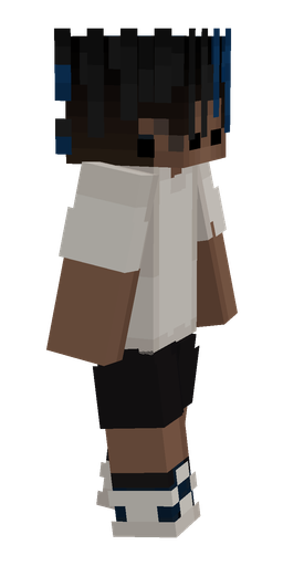Black skin: body, right side render