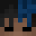 Black skin: face render