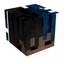 Black skin: head render