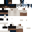 Black skin: raw texture render