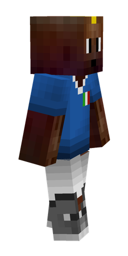 Blue skin: body, right side render
