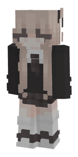 Black skin: body, front render