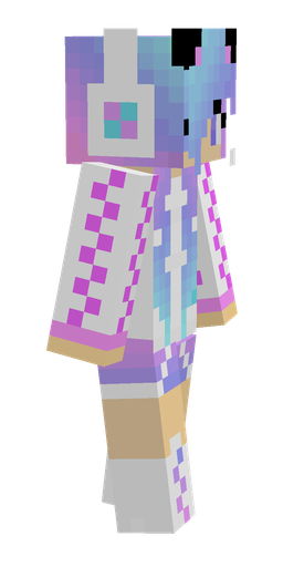 Blue skin: body, right side render