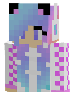 Blue skin: bust render