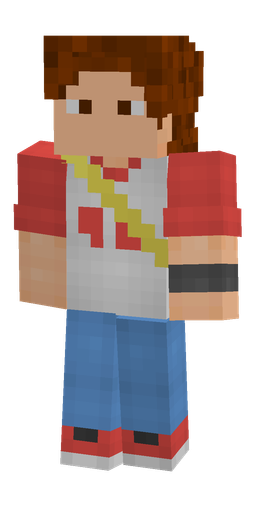 Blue skin: body, front render