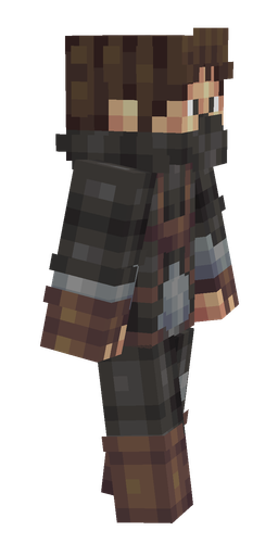 Black skin: body, right side render