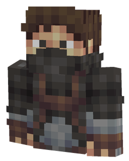 Black skin: bust render