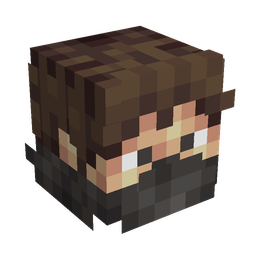 Black skin: head render