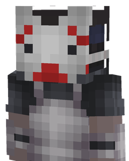 Black skin: bust render