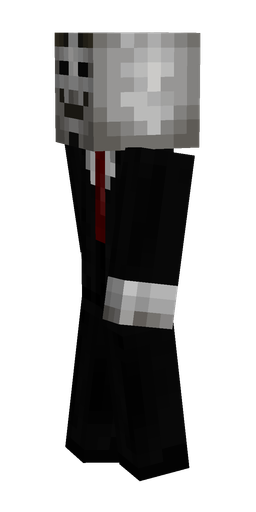 Black skin: body, left side render