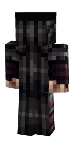 Black skin: body, back render
