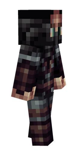 Black skin: body, right side render