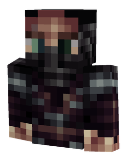 Black skin: bust render