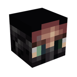 Black skin: head render