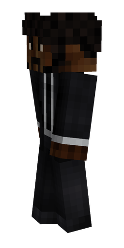 Black skin: body, left side render