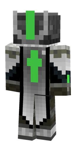 Black skin: body, back render