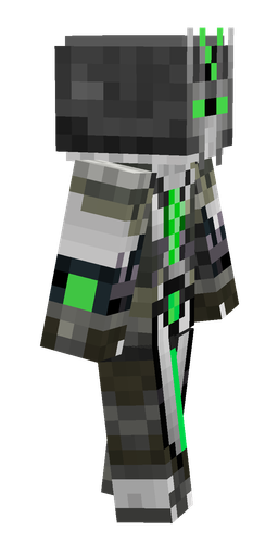 Black skin: body, right side render