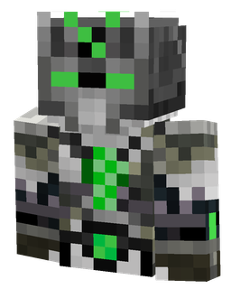Black skin: bust render