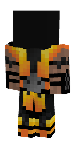 Black skin: body, front render