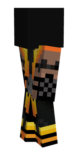 Black skin: body, left side render