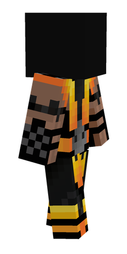 Black skin: body, right side render