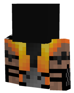 Black skin: bust render