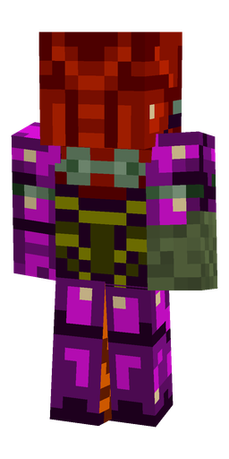Blue skin: body, back render
