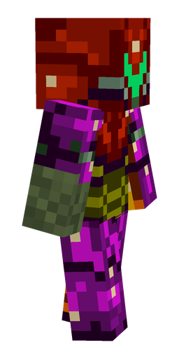Blue skin: body, right side render