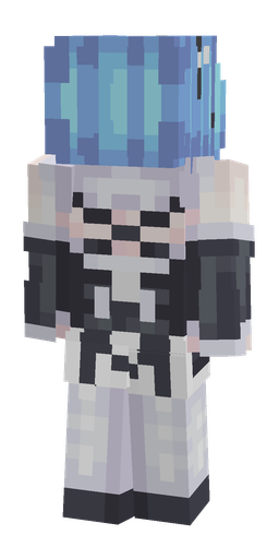 Black skin: body, back render