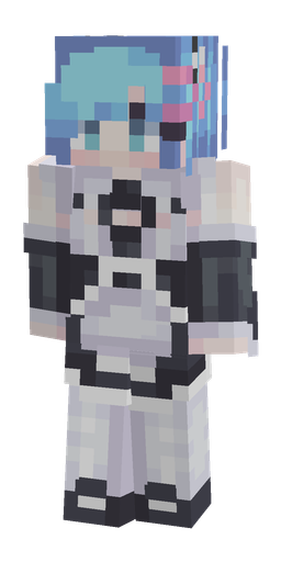 Black skin: body, front render